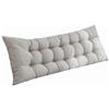 Hoowarm Cuscino da Lettura Grande Rettangolare Cuscino Schienale 90/120/150/180/200cm Cuscini da lettura per letto e Divano Premium Cuscino Lettura Testiera Lavabile Cuscino da Parete(A,90x50x10cm)