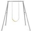 Intex 44114 - Altalena con Seggiolino Intercambiabile, Acciaio, Grigio, 170x235x200 cm