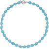 GAVU Collana Girocollo da Donna, Collana Pietre Donna, Collana con Perline di Turchese Sintetico