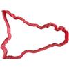 Tagliabiscotti.it - Sicilia Regione - Cookies Cutter - Formina Stampo per decorazione biscotti in pasta di zucchero (14cm)