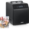 GRAEF. GRAEF Gelatiera IM706 | grigio ghiaccio | macchina per gelato e yogurt | funzione di raffreddamento automatico | funzione agitazione | 2 litri | segnale acustico