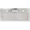 GLOBALO Cappa aspirante da incasso 60 cm ventilazione cucina da incasso illuminazione a LED, silenziosa efficiente dal punto di vista energetico, acciaio verniciato filtro antigrasso, Nowimo 60.1 Inox