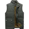 Peuignao Giubbotto Smanicato Uomo Gilet Imbottito Uomo Lavoro Invernale Giubbino Smanicato Casual Gilet Trapuntato Pile Uomo Giacca senza Maniche Giacchetto Smanicato Uomo Gilet Felpato Micropile Uomo Blu XL