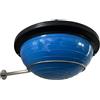 Pmsanzay Supporto da parete per mezza sfera, robusto in acciaio inox, per allenamento dell'equilibrio, mezza palla da yoga, per casa, palestra, studi, senza allenamento dell'equilibrio