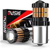 OUSHI 1156 BA15S P21W Lampadine LED, Canbus Giallo Ambrato 2600Lm, Lampadina 7506 1141 Luce Di Retromarcia Luce Freno Posteriore Posizione Fanale Posteriore Indicatori Direzione, 2pcs