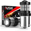 OUSHI BAU15S PY21W Lampadine LED, Canbus Rosso 2600Lm, Lampadina 7507 Luce Di Retromarcia Luce Freno Posteriore Luce Posizione Fanale Posteriore Indicatori Direzione (2 Pezzi)