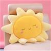 OUKEYI Cuscino da pavimento con fiori a forma di sole, grazioso cuscino da seduta, cuscino oversize per sedia, cuscino con nuvole di sole, regali (sole 58 cm,22.8 pollici)