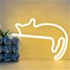 UExnkj-Y Cat Neon Gatto Insegne al Neon Decorative Bianche Calde in Camera da Letto Alimentato Tramite USB Regalo Sign