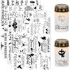 Hongma Adesivi Rub On 19x14cm - Grande formato Tristezza 4PCS Frasi per Raysin per Keraflott Vetro Legno DIY Decorazione Adesivi Rub On Folie Rubons