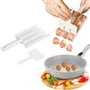 Sunsiou Formina per polpette, batticarne, Meatball Maker, Stampo per polpette, Martello per Carne, polpette di Riso, batticarne con Cucchiaio, Accessori da Cucina