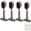 AYGCI 4 Pezzi Staffa da Soffitto Regolabile Ovale Bastone per Tende Supporto Asta Armadio Supporto Presa Flangia con Viti per Doccia Tenda (Mezzo Blu)