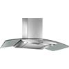 TURBOAIR Cappa Cucina Aspirante a Parete Larghezza 90 cm Profondità 45 cm colore Acciaio - PANTHEON IX/A/90