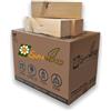 Sunwood Legna da Ardere in Abete essiccato da 25 cm, 3 Cartoni da 30 litri, circa 30 kg, per camini, stufe, pronta all'uso, Made in Italy