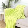 Highdi Coperta Pile Divano Plaid, Morbida Coperte per Letto Singolo Matrimoniale Soffice e Calda Coperta Pile Invernale per Bambini Adulti e Domestici Gattino Cane (120X200cm,Verde Frutta)