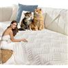 ZZDZW Trapuntato Copridivano 3 Posti Con Braccioli - Calore Invernale Impermeabile Copri Divano Antigraffio Gatto Cani, Universale Fodere Copridivani Salvadivano Antimacchia ( Color : #16 , Size : 90X90CM(1