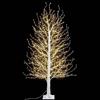 Gruppo Maruccia Albero Natalizio Luminoso con 1300 Luci Led Bianco Caldo - Albero di Natale Artificiale per Interni ed Esterni Altezza 1,8 Metri 208 Rami Luminosi - Albero di Natale con Luci Incorporate