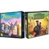 Asmodee - 7 Wonders, Gioco da Tavolo, 3-7 Giocatori, 10+ Anni, Edizione In Italiano + 7 Wonders Duel - Gioco da Tavolo di Strategia per 2 Giocatori, 10+ Anni, Edizione in Italiano
