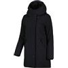 SAVE THE DUCK PARKA CON CAPPUCCIO ECOPELLICCIA SIAN DONNA