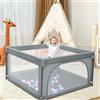 OHMG Box per bambini, per interni ed esterni, con rete traspirante, per appartamenti, 50 palline da gioco