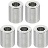 PATIKIL Distanziali Acciaio Inossidabile M5, 5Pz Distanziali Metallici Acciaio Inossidabile 5,2 Mm Id x 10 Mm Od x 12 Mm L, Inossidabile Vite Rotonda Viti 1/5 Pollice o M5