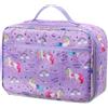 DKDDSSS Borsa Termica Bambini, Termica Borsa Frigo, Borsa Porta Pranzo, Borse Porta Alimenti Grande Viola Ragazze, per Ragazzi, Ragazze, Ufficio, Viaggi, Picnic