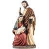 DRW Mistero Classico di 1 Pezzo Maria con Bambino in Regazo in Resina Dipinto a Mano 22 cm