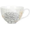 GENEVIEVE LETHU 536512 - Tazza da 22 cl, in porcellana, gamma di grumi colorati, Ø 9,5 cm, H 6,5 cm, colore: giallo