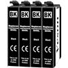 Veson Sostituzione per 604XL (4 Nero) Cartucce Compatibili con Expression Home XP-4205 XP-4200 XP-3205 XP-3200 XP-2200 XP-2205, Workforce WF-2950 WF-2935 WF-2930 WF-2910