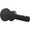 ROCKTILE Custodia Per Chitarra Elettrica 4/4 Jumbo Jazz Style (gigbag imbottito, tasca interna integrata, chiudibile a chiave, lunghezza totale: 110cm) Nero