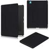 X-Best PU Pelle Cover case Custodia Flip Custodia per Kobo Aura H2O (Edition 2) di 6,8 pollici nero