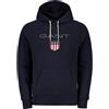 GANT FELPA CON CAPPUCCIO LOGO SHIELD