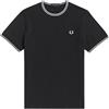 FRED PERRY T-SHIRT TWIN TIPPED