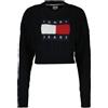 TOMMY JEANS MAGLIONE GIROCOLLO A TRECCE LOGO DONNA