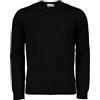 LACOSTE MAGLIONE GIROCOLLO MERINO COCCODRILLO IN TONO