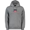 GANT FELPA CON CAPPUCCIO LOGO SHIELD