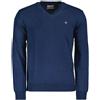 GANT MAGLIONE SCOLLO V IN COTONE E LANA