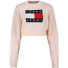 TOMMY JEANS MAGLIONE GIROCOLLO A TRECCE LOGO DONNA