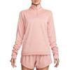 NIKE MAGLIA MANICA LUNGA 1/2 ZIP DRI-FIT SWOOSH HBR PACER DONNA