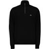 LACOSTE FELPA MEZZA ZIP IN INTERLOCK