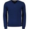 SUN 68 MAGLIONE SCOLLO V IN COTONE E LANA