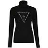 GUESS MAGLIONE DOLCEVITA LOGO PERLE GISELE DONNA