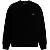 FRED PERRY MAGLIONE GIROCOLLO IN LANA A COSTA INGLESE