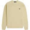 FRED PERRY MAGLIONE GIROCOLLO IN LANA A COSTA INGLESE