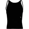 CALVIN KLEIN TOP A COSTINE CON SPALLINE INCROCIATE RETRO DONNA