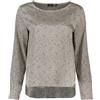 EMME MARELLA BLUSA IN TWILL STAMPATO ANIMALIER FINE DONNA