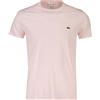 LACOSTE T-SHIRT LOGO IN COTONE PIMA ROSA
