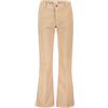 40WEFT PANTALONI FLARE IN VELLUTO A RIGHE THEA DONNA