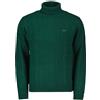SUN 68 MAGLIONE DOLCEVITA IN LANA E CACHEMIRE TRECCIA