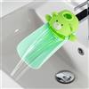 ODIWEN Estensore Rubinetto Bambini,Con effetto sensore di temperatura, Prolunga Per Rubinetto Per Bambini, Prolunga per rubinetto in silicone, Extender Rubinetto Bambini Kids Babies (Verde)