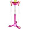 Bontempi-TwinStage Mic-Doppio Microfono da Palcoscenico con Connessione MP3 per Performance Strabilianti, Rosa, 360x360x890 mm, Colore, 36 x 36 x 89 cm, 40 1471